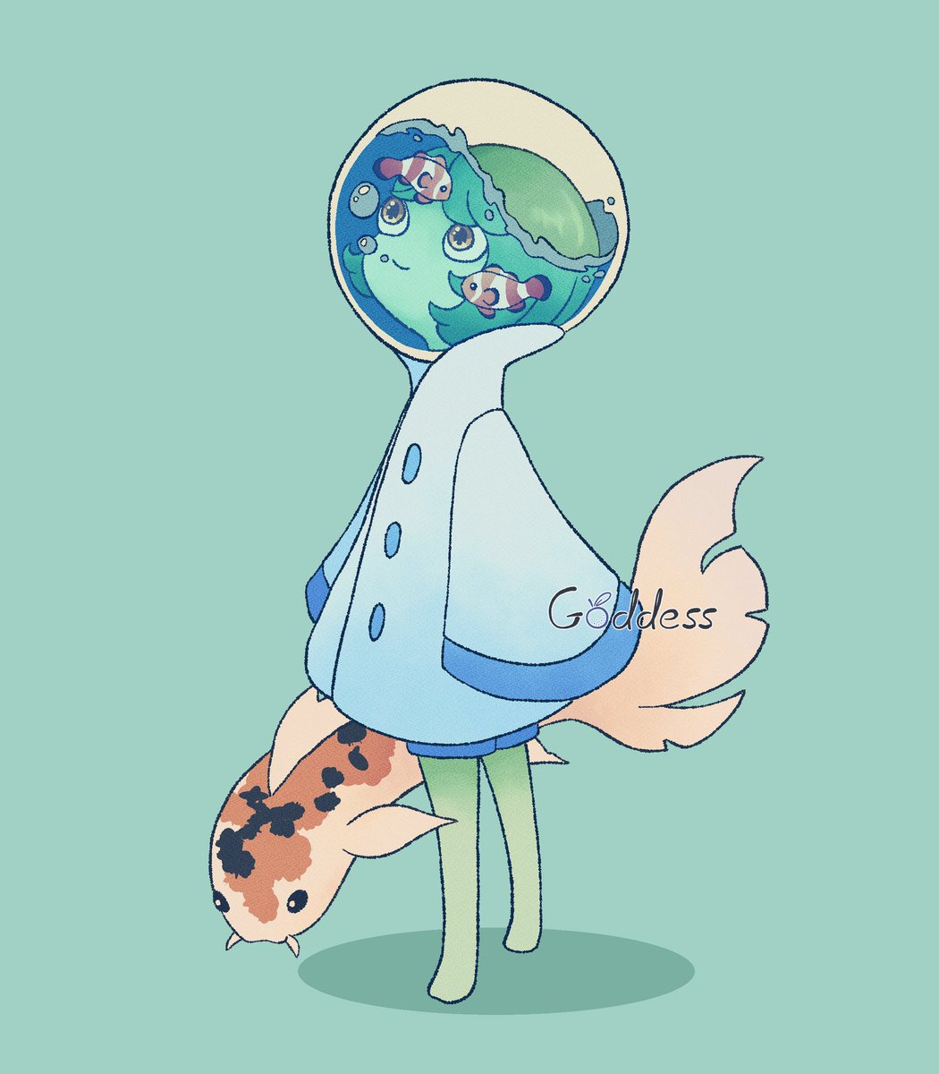 OC based on the Helvetica Aqua Aero aesthetic #art #ArtistOnTwitter #ocs #helveticaaquaaero #frutigeraero