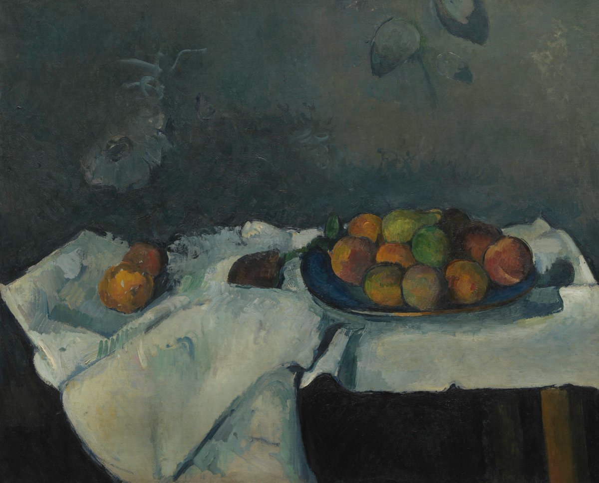 Guggenheim's tweet image. #PaulCézanne’s still lifes are known for their bold use of color, unique composition, and focus on simple everyday objects. By experimenting with perspective and form, he transformed traditional still life painting, influencing modern art movements like Cubism.

Cézanne’s works…