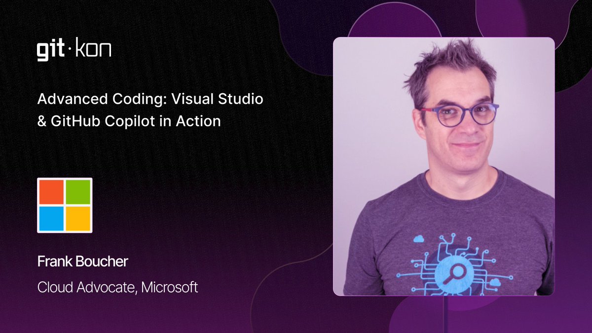 fboucheros's tweet image. I&apos;m excited to speak🎤at
#GitKon2024! I’ll be talking about Advanced Coding: VS Code &amp;amp; GitHub Copilot during this free, virtual event on December 10-11 hosted by @GitKraken. Register now at GitKon.com ✨