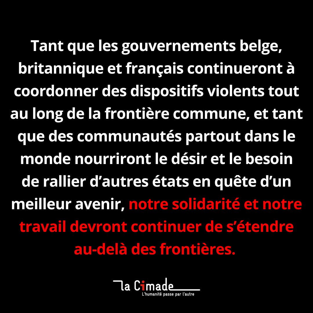 Déclaration du @cborderforum à l’occasion de la commémoration du naufrage dans la Manche du 24 nov. 2021
Alors que les décès à la frontière franco-britannique ont atteint un niveau historique en 2024, nos responsables politiques doivent agir en conséquence
lacimade.org/commemoration-…