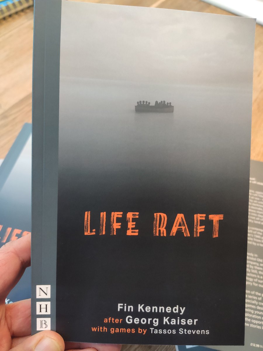 Fin Kennedy (@finkennedy) on Twitter photo Excited to finally be holding a copy of this, published today by <a href="/NickHernBooks/">Nick Hern Books</a>!
Originally a <a href="/BristolOldVic/">Bristol Old Vic</a> production, this ensemble play for 11-14 year olds includes an appendix of interactive games designed by <a href="/tassosstevens/">Tassos Stevens 🌍</a>
Order your copy now!
nickhernbooks.co.uk/life-raft Excited to finally be holding a copy of this, published today by <a href="/NickHernBooks/">Nick Hern Books</a>!
Originally a <a href="/BristolOldVic/">Bristol Old Vic</a> production, this ensemble play for 11-14 year olds includes an appendix of interactive games designed by <a href="/tassosstevens/">Tassos Stevens 🌍</a>
Order your copy now!
nickhernbooks.co.uk/life-raft