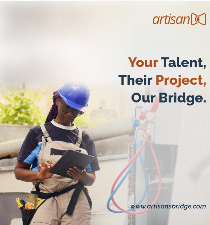 ArtisansBridge's tweet photo. It's a new week and we're here to remind you that we are the bridge that connects you and your clients💯

Artisans Bridge does it better and easier ✅💯

#newweek #artisansbridge #artisansconnect #monday https://t.co/wAVOOyDXT0