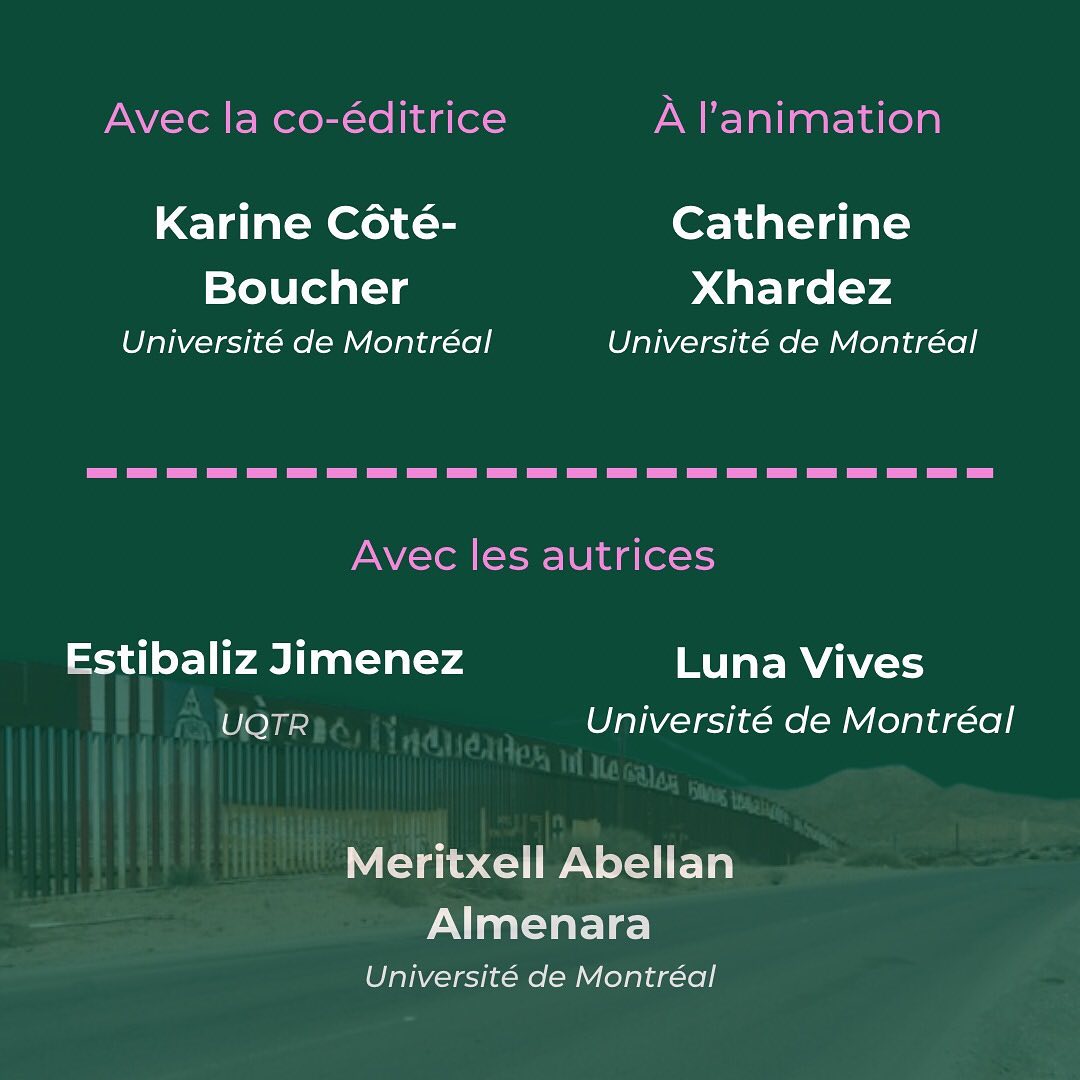 CÉRIUM (@ceriudem) on Twitter photo 📚 Un événement <a href="/ERIQA_recherche/">ÉRIQA</a> organisé et animé par 2 de nos chercheuses, Karine Côté-Boucher et <a href="/CathXhardez/">Catherine Xhardez</a> ! Avec la participation de notre chercheuse <a href="/lunavives/">@lunavives@Mastodon.social</a> et notre doctorante affiliée, <a href="/AbellanAlmenara/">Meritxell Abellan Almenara</a>.
À ne pas manquer 👇
📨 Inscriptions : eriqa@pol.umontreal.ca 📚 Un événement <a href="/ERIQA_recherche/">ÉRIQA</a> organisé et animé par 2 de nos chercheuses, Karine Côté-Boucher et <a href="/CathXhardez/">Catherine Xhardez</a> ! Avec la participation de notre chercheuse <a href="/lunavives/">@lunavives@Mastodon.social</a> et notre doctorante affiliée, <a href="/AbellanAlmenara/">Meritxell Abellan Almenara</a>.
À ne pas manquer 👇
📨 Inscriptions : eriqa@pol.umontreal.ca