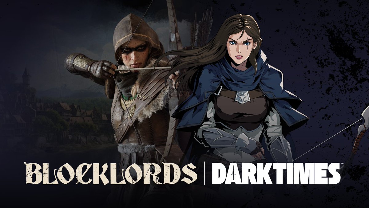 BLOCKLORDS's tweet photo. 📯BLOCKLORDS X DARKTIMES📯

@BLOCKLORDS is thrilled to announce an epic collaboration and game night with @playDARKTIMES  

Dive into the high stakes world of Nordic inspired brutality and medieval strategy. Will your cunning and combat skills reign supreme?⚔️

📅DATE:   
🌟Tuesday, 26th November - 3PM UTC   
🌟Prizes: x10 Heroes up for grabs!  

🔗RSVP now and join the fun on Discord:  
👉[https://t.co/yO5URoZzsx]  

Prepare for an unforgettable clash of strategies and survival instincts. Embrace the darkness!🌑