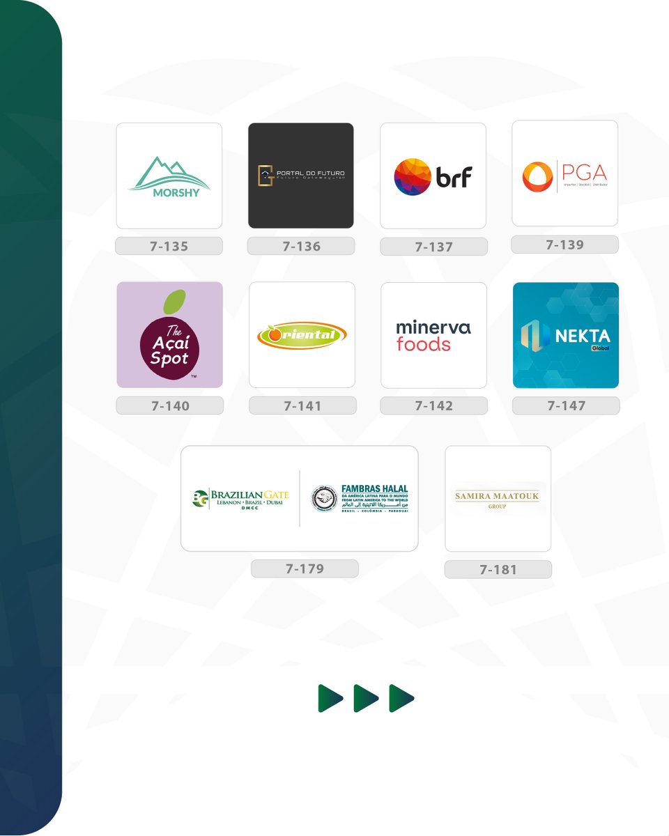 abcc_mea's tweet image. Visit the Arab-Brazilian Chamber of Commerce pavilion at ADIFE (Abu Dhabi International Food Exhibition) 2024 and meet international brands and key industry players. From November 26 to 28 at ADNEC - Abu Dhabi Network Exposition Center. 

See you there! 

#ABCC #ADIFE2024