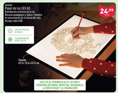 VenancioSan's tweet photo. @Aldi_es Este Panel de luz LED #JuguetesALDI https://t.co/MAvhIFSgtx