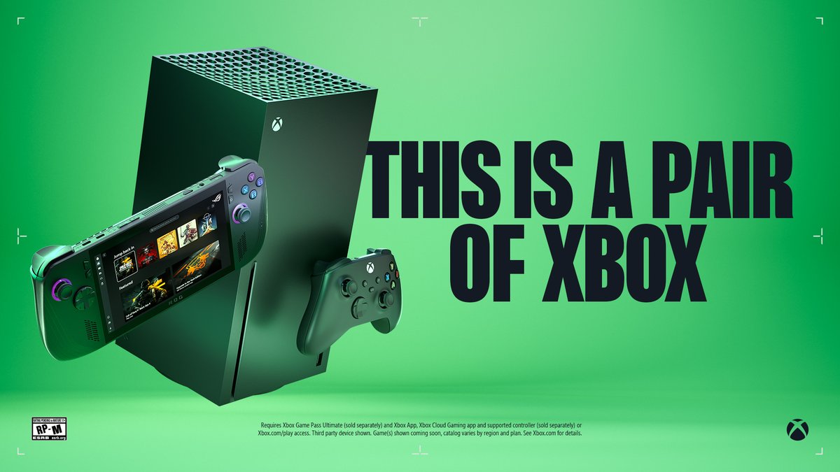 Xbox's tweet image. Here are more for you to debate on what is an Xbox 👀