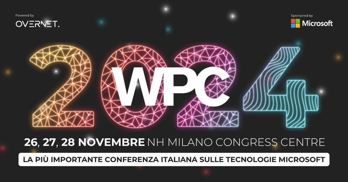 windowserverit's tweet photo. โจ๐๏ธ #WindowServerit e #CloudCommunity a #WPC2024
โ Domani inizierร una nuova edizione di WPC e noi saremo presenti con i nostri ragazzi che terranno diverse sessioni.
๐ Vi aspettiamo al booth MVP, ma soprattutto i nostri speech!
#GrowTogether #SID https://t.co/bvdntH9o69