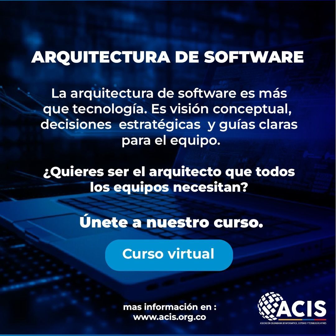 Más información del curso Arquitectura de Software en el siguiente link: lnkd.in/ehYWkPH7