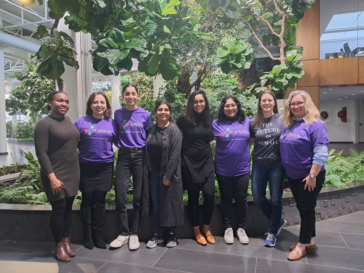 It’s always a delight when we can get together. Meet some of the members of AWSN. Pictured L to R. Mercy Onweni, Hasmik Asmaryan, Nirmal Cheema, Priya Tandon, Maria Marianayagam, Pooja Agarwal, Mandy Williams, and Ela Dudek.

#womeninstem #diversityinstem #STEMrepresentation