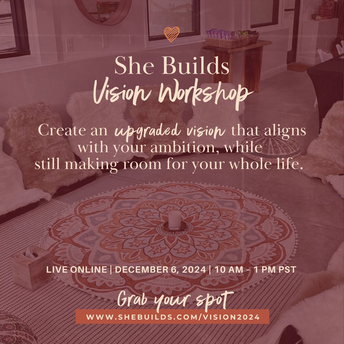 Feeling frazzled? Hustle culture leaves us overwhelmed, but there's a better way. Join me Dec 6 for the She Builds Vision Workshop 🖋️✨ to design your 2025 with clarity &amp; ease.

🎉 Early Bird: $97 (SAVE $100!) ends TODAY, Nov 25!

👉 Register now: jadahsellner.com/vision2024