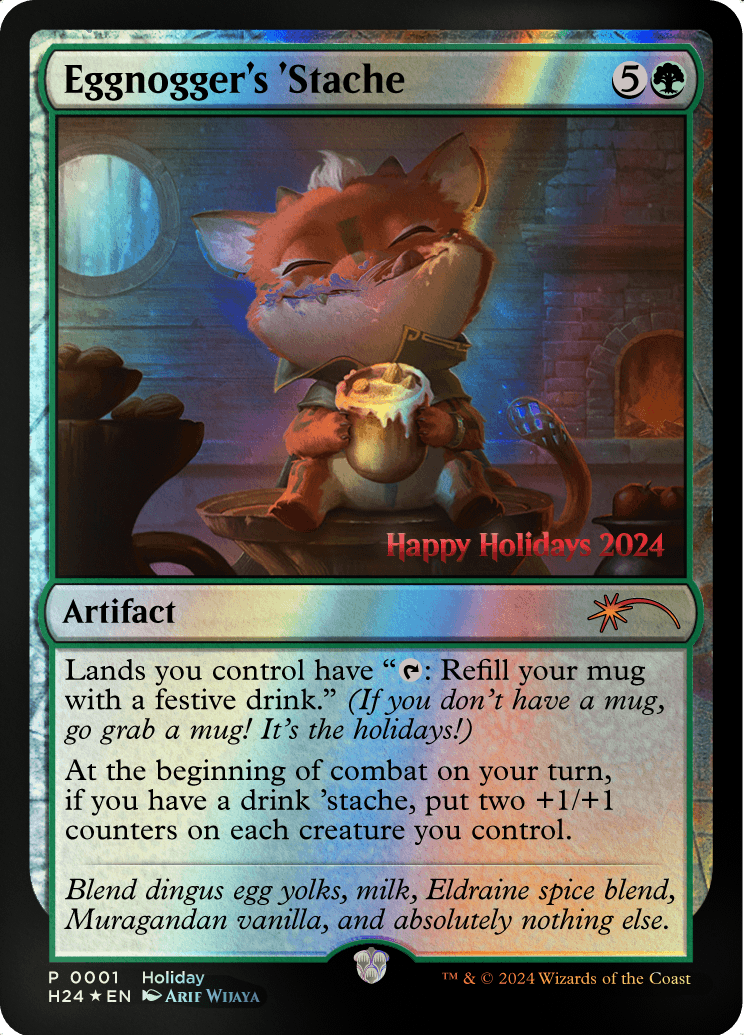 fireshoes's tweet photo. The 2024 Magic: The Gathering Holiday Promo Card #mtg
https://t.co/oyjHhkgjOU https://t.co/zGAcJjwWS7