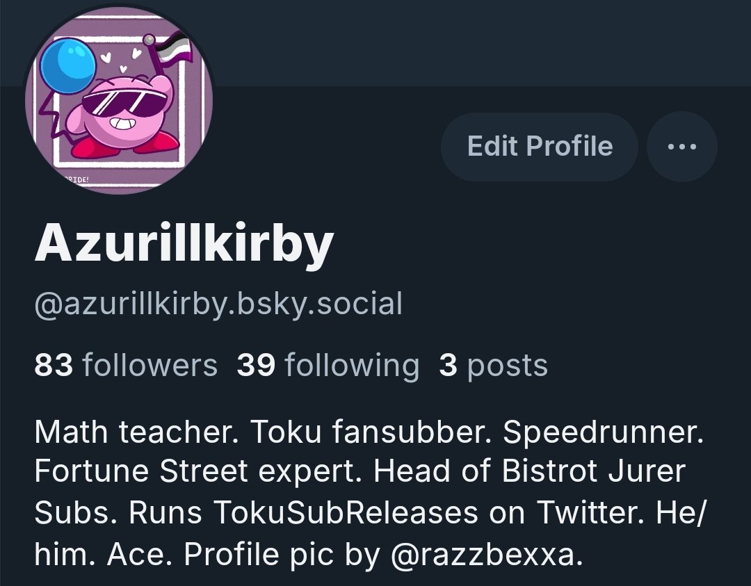Azurillkirby's tweet photo. I'm gonna try experimenting a bit more with the other site over the next few weeks. Maybe permanently switch after the new year? We'll see. Either way, go follow me there. https://t.co/bPNL2ar6fp