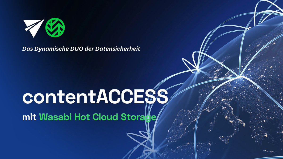 TECHARROW's tweet image. 💡 contentACCESS Archive und Backup unterstützt jetzt vollständig Wasabi Hot Cloud Storage!
Erleben Sie schnelle, kostengünstige und sichere Cloud-Speicherung kombiniert mit moderner Archivierungs- und Backup-Technologie, die Ihre Geschäftskontinuität stärkt.

#Wasabi #TECHARROW