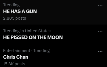 ghostabled's tweet photo. CHRIS CHAN HAS A GUN? AND HE PISSED ON THE MOON???? https://t.co/CSjJsRxuBY