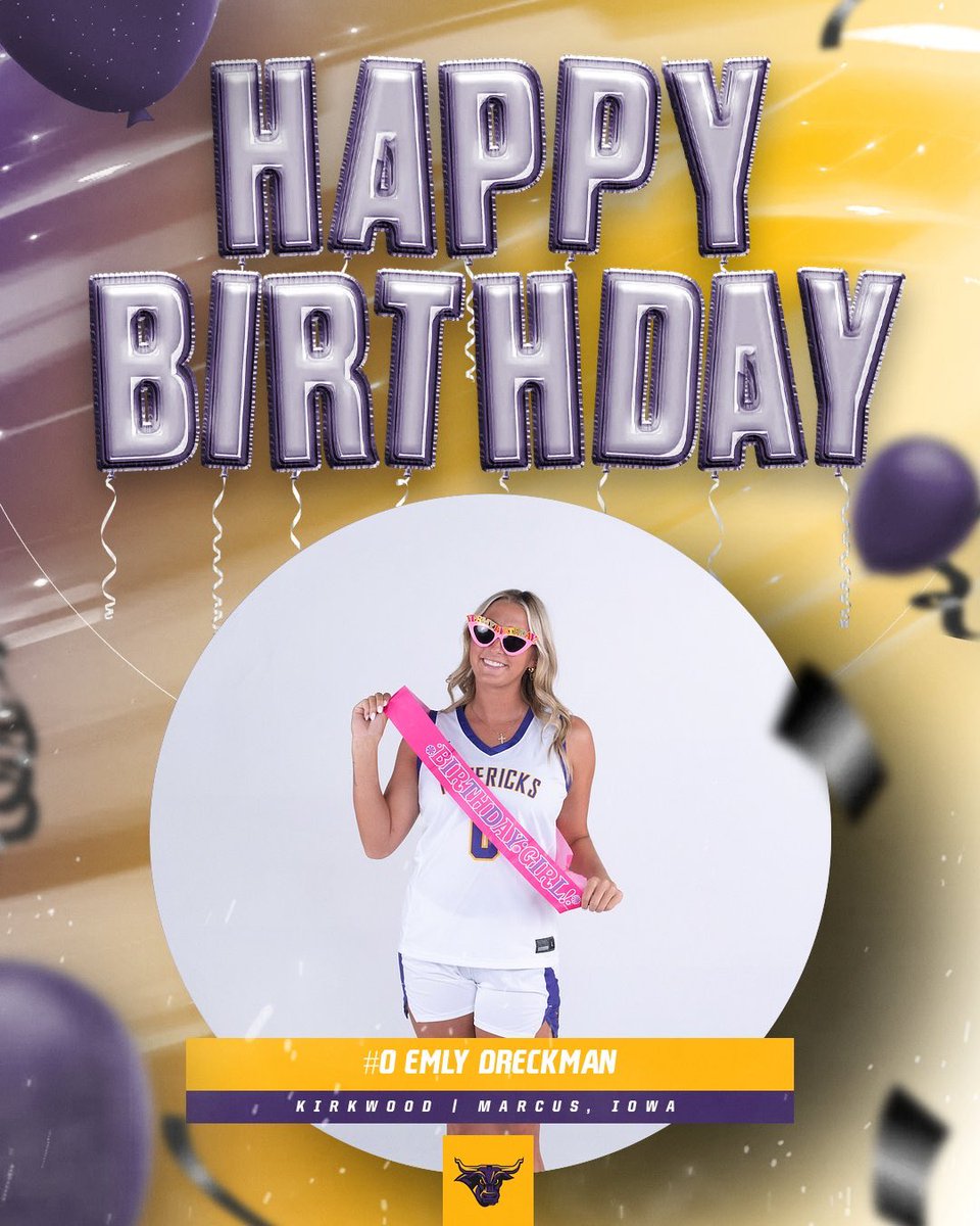 Wishing a very Happy Birthday to Junior Emily Dreckman!! 🎉🥳 Enjoy your day Dreck!! 🎉