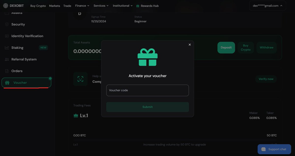 dex0bit's tweet image. Sign up today and enter your voucher here to get up to $100 credited to your trading account! 
💰💻 Start trading smarter, not harder. 🚀 #Trading #InvestSmart #dexobit