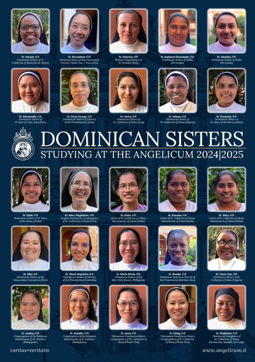 The #ANGELICUM: A global community of scholars! 🌍📚

Dominicans make up just 1/10 of our student body, yet are crucial to our mission. Students from 100+ countries—laity, seminarians, priests, religious—unite here to serve the Church worldwide. 
angelicum.it/2024-2025-domi…