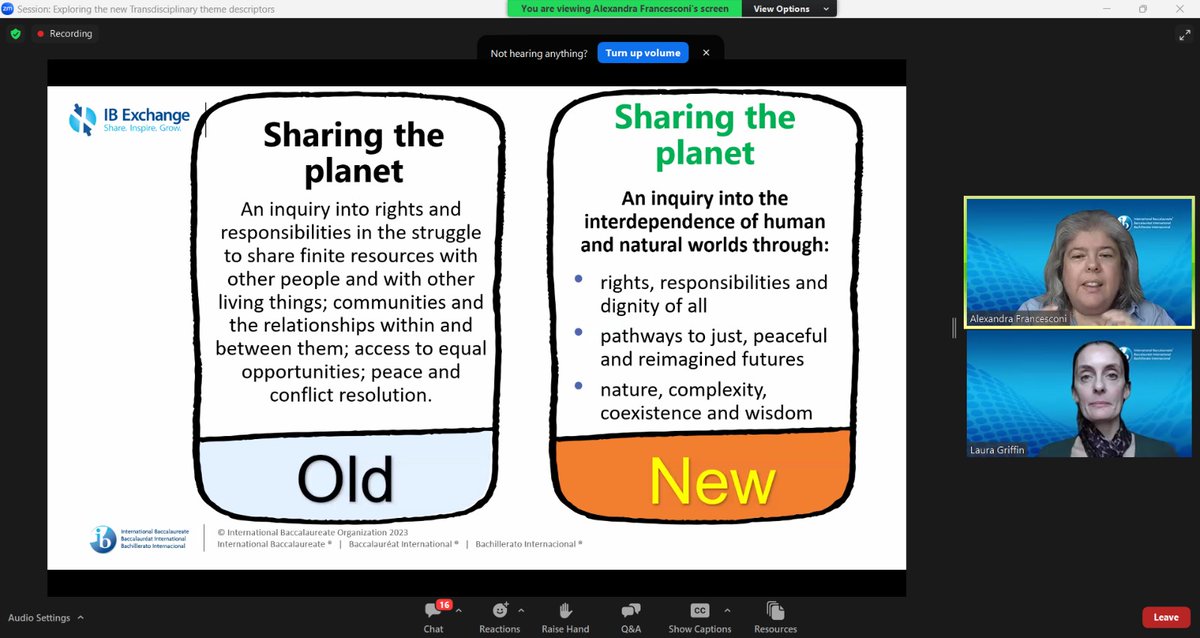 MadhulitaPat's tweet image. Engaged in a thought-provoking session today on Exploring the New Transdisciplinary Theme Descriptors! 🌟 Deepened my understanding of how these descriptors empower learners to connect across disciplines meaningfully. #IBPYP #IBExchange #TransdisciplinaryLearning #LifelongLearner
