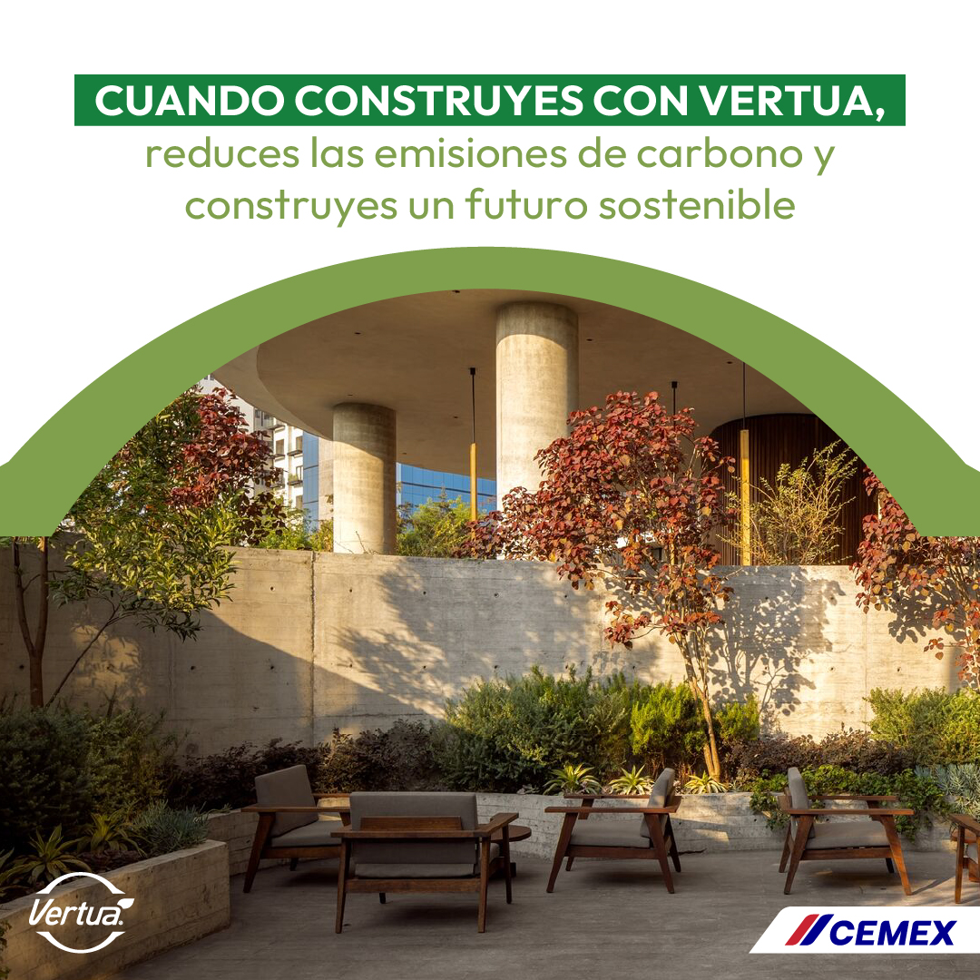 CEMEX_Colombia's tweet photo. Nuestra línea de productos sostenibles #Vertua, está 100% enfocada en el medio ambiente, no solo reduciendo la huella de carbono, sino que también garantiza la calidad y durabilidad en cada proyecto. ¡Construyamos juntos un futuro más verde! 🌍💚 #ConstrucciónSostenible https://t.co/j6Don0yR3D