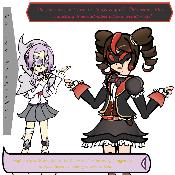 KiraPrismArt's tweet photo. alternate timelines have converged, and so they shall try out each other's fit for a day #prismthecolorfultales #gazeofthebloodqueenandthewitch #sparklyspirits #originalcharacters #originalcharacterart #ocs #comics #ComicArt https://t.co/U49hazimx7