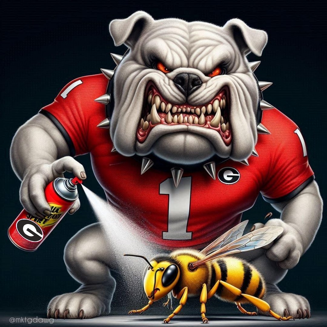 mktgdawg's tweet photo. @GeorgiaFootball ...Elite Pest Control for over 100 years! #GoDawgs #BEATgatech #SquashTheBugs @DawgNationDaily https://t.co/Xdn78KALJV