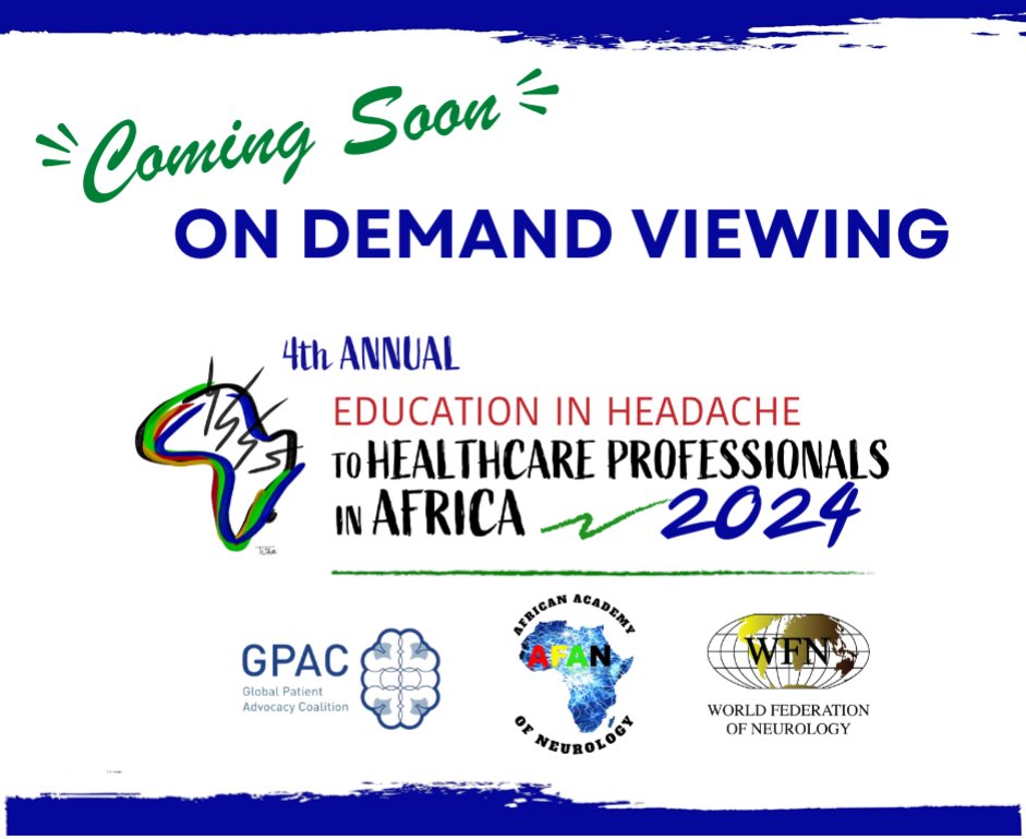 GPACmigraine's tweet photo. 🌍✨ A huge success! The 4th annual Education in Headache to Healthcare Professionals in Africa (EHHPA) conference took place virtually on Saturday, Nov 23, and what an incredible turnout! Over 600 healthcare professionals connected live, with 1,200 registered attendees eager to advance headache and migraine care across Africa.

In partnership with the World Federation of Neurology (WFN), the African Academy of Neurology (AFAN), and the Global Patient Advocacy Coalition for Headache (GPACH), EHHPA has empowered over 3,500 clinicians in the past four years with cutting-edge, practical education. This year’s energy and engagement were outstanding! 

🎥 Missed the live event? No worries! On-demand sessions will be available soon—stay tuned for free access and keep advancing headache care across the continent! #EHHPA #EHHPA2024 #GlobalHeadacheCare #HealthcareEducation #Migraine#MigraineAwareness #Headache #Patient #PatientAdvocacy #Africa