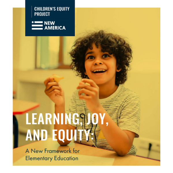 ChildrensEquity's tweet image. The CEP &amp;amp; @NewAmerica partnered together in this report to propose a new framework for #elementaryeducation that builds on previous foundational efforts, centered on #children &amp;amp; the ways they learn, &amp;amp; disrupting biases in learning systems.

Read it here: cep.asu.edu/resources/New-…
