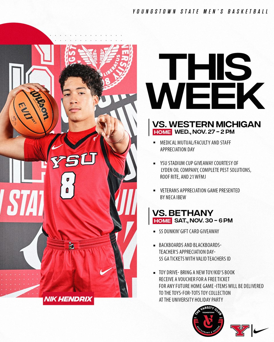 YSUMensHoops's tweet photo. Up Next for your 🐧

The Penguins make their season debut at Zidian Family Arena at Beeghly Center!

#GoGuins https://t.co/ecVsPTfKiY