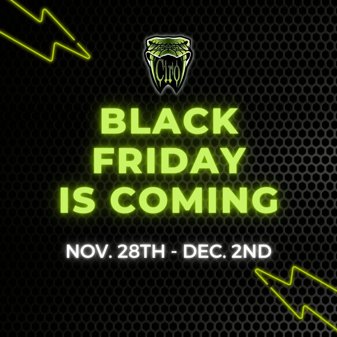 Ciro3D's tweet photo. 🚨 We're only 3 days away from the biggest sale of the year! 
🗓️ Mark your calendars for 11/28 - 12/2 https://t.co/iFuHuIbySD