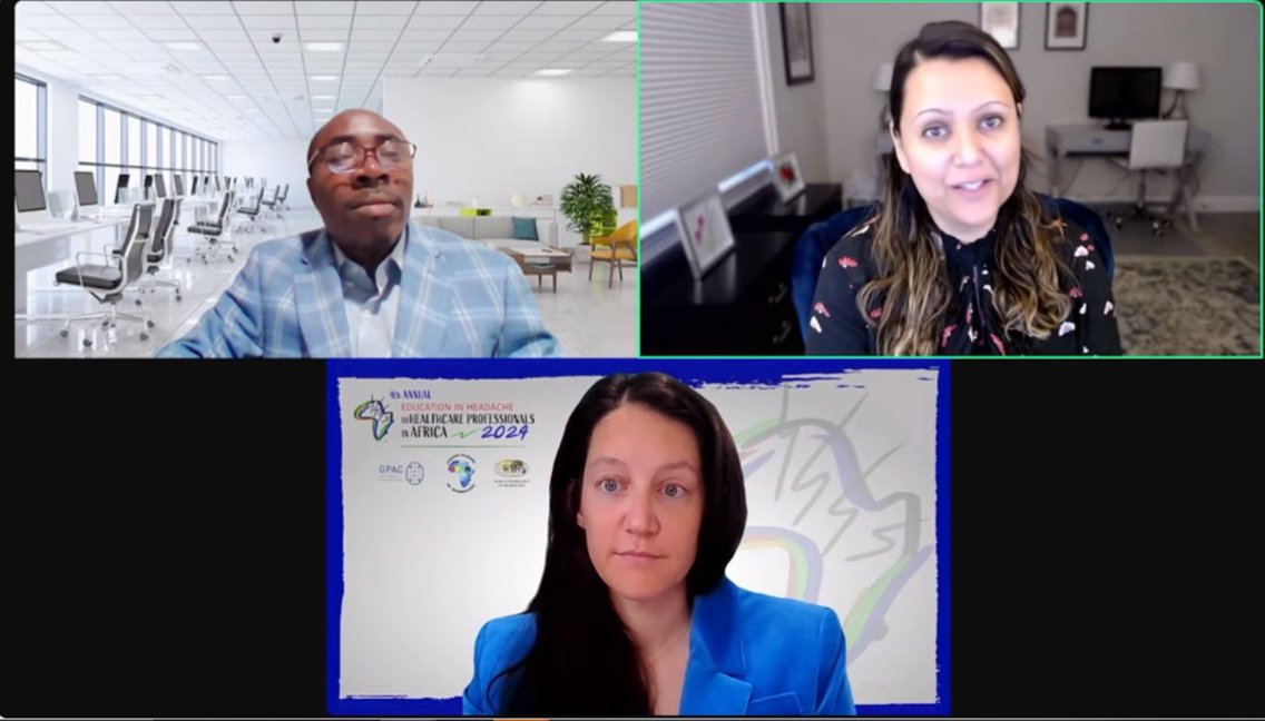 🌍✨ A huge success! The 4th annual Education in Headache to Healthcare Professionals in Africa (EHHPA) conference took place virtually on Saturday, Nov 23, and what an incredible turnout! Over 600 healthcare professionals connected live, with 1,200 registered attendees eager to