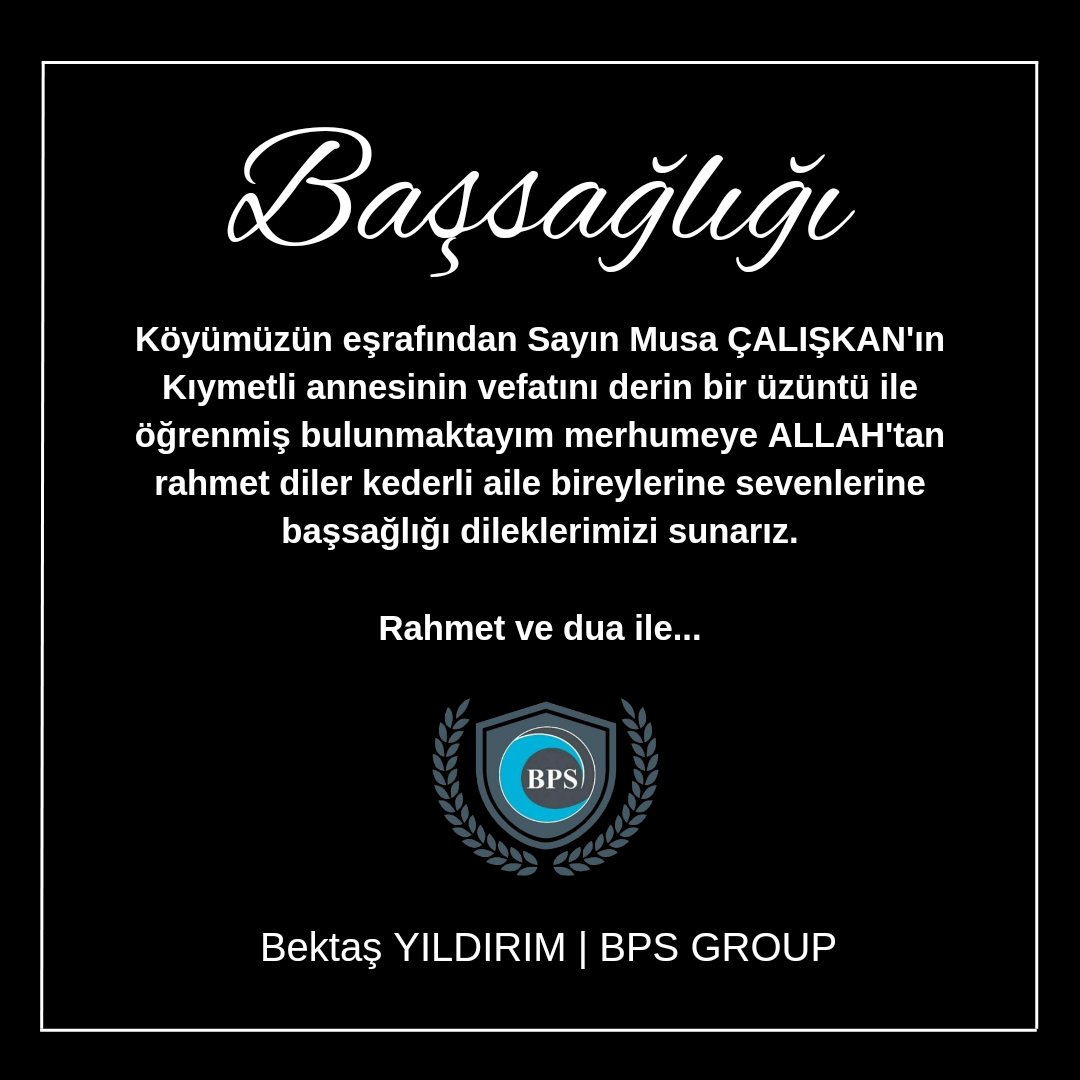 bpsguvenlik34's tweet photo. BAŞSAĞLIĞI https://t.co/D2SrjGHLYK