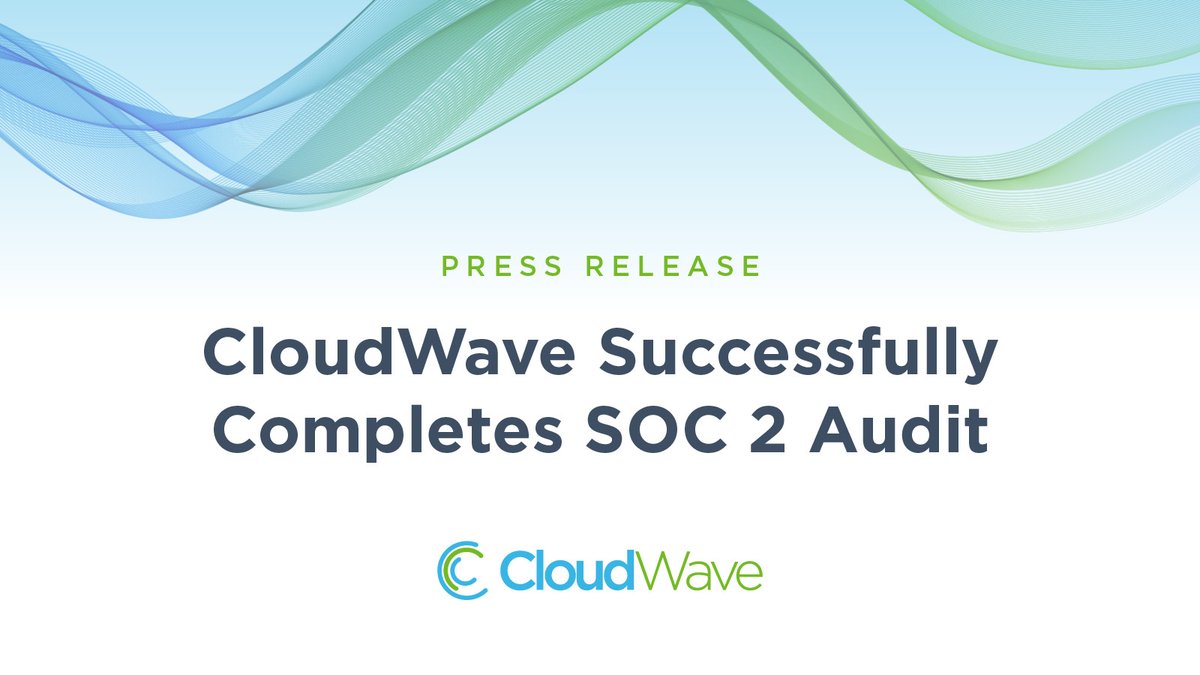 #ICYMI We're proud to announce <a href="/GoCloudWave/">CloudWave</a> has completed its Type 2 SOC 2 audit with <a href="/aligncompliance/">A-LIGN</a>. This achievement reinforces our commitment to #healthcare #compliance &amp; data protection. Learn more: bit.ly/3Yspcni #HealthcareCybersecurity #SOC2Compliance