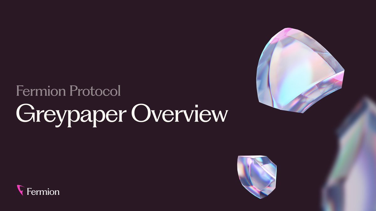 📚🚀 Welcome to our #FermionGreypaper series. In this series, we'll break down everything you need to know about Fermion Protocol - from the original vision, via protocol execution, to real world application.

Let’s dive in! 👇🧵