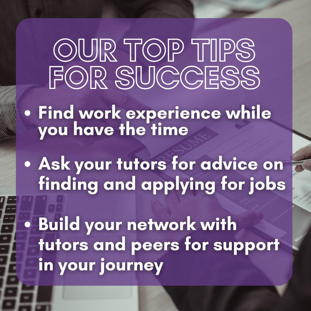 WestONEspace's tweet image. November is National Career development month 💼 

The step between being a student and employment can feel daunting so here are our top tips for developing your skills ready for leaving university 🧑‍🎓📝

#nationalcareerdevelopment #gradcareers #gradjob #careerdevelopment