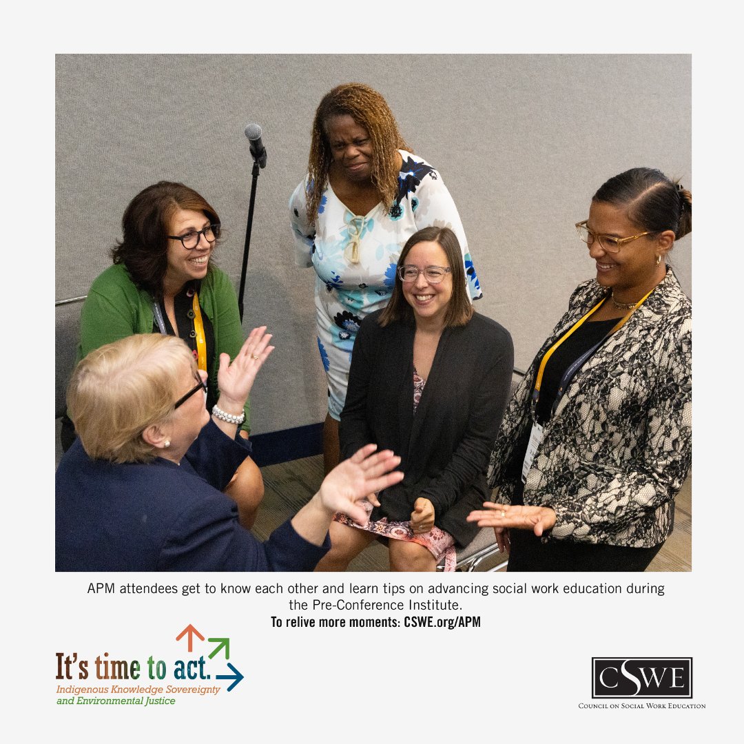 CSocialWorkEd's tweet image. The 2024 Annual Program Meeting was a success, and we’d like to thank our attendees. We hope you continue to forge connections made at APM and use the tools you’ve learned. Check out the photo gallery: cswe.org/events-meeting…  #cswe24 #onecswe