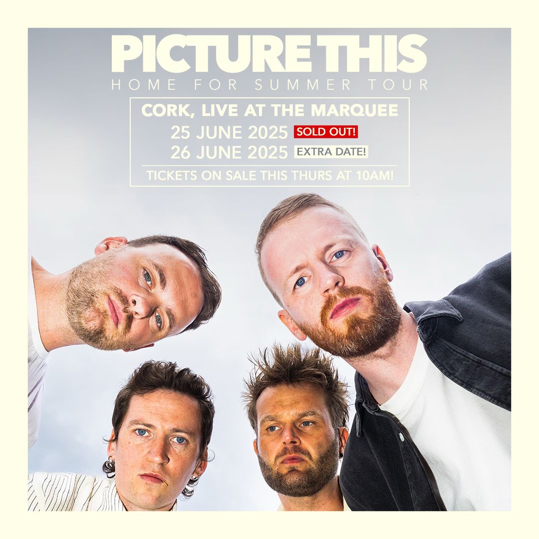 Due to phenomenal demand and the first show selling out we have added a SECOND DATE AT THE MARQUEE IN CORK ❤️

Tickets on sale Thursday at 10am GMT. 
Don’t say we didn’t warn ya! 

Up the rebels 🎪❤️