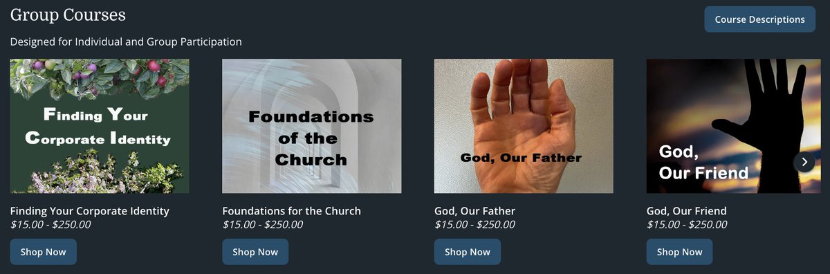 houseofbread's tweet image. houseofbreadstore.com

Group and individual training courses in video, audio, and written material. Take advantage of these resources. 

2 Timothy 2:15 Be diligent to present yourself approved to God, a worker who does not need to be ashamed, rightly dividing the word of truth.