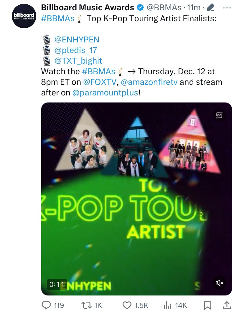 jakewonfeed's tweet image. in i-land, jake said he decided to pursue being an idol after watching bts on billboard music awards 2019. five years later, he is nominated on two categories of BBMA 2024. 🥹 #JAKE #제이크