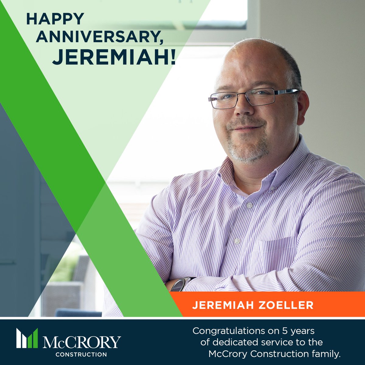 Jeremiah, we are thankful for your dedication to our mission here at McCrory and for "fueling" much of our success! Congrats on 5 years!

#McCroryMilestone