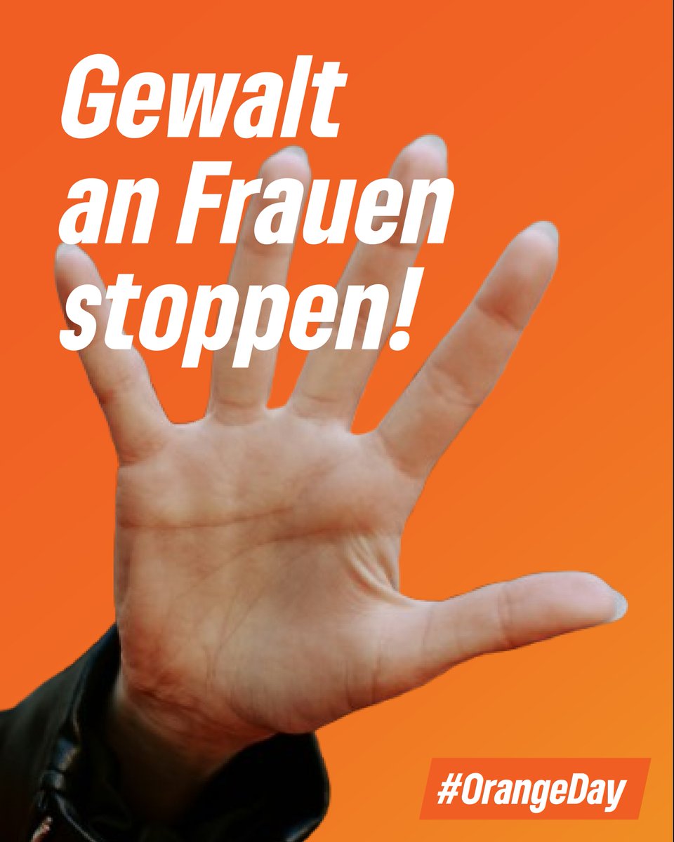 GrueneRegion's tweet photo. Frauen werden täglich Opfer von Gewalt – das müssen wir stoppen! Jede betroffene Frau verdient Schutz, Unterstützung und Gerechtigkeit. Deshalb setzen wir uns für Prävention, Gewaltschutz und die konsequente Umsetzung der Istanbul-Konvention ein. #OrangeDay https://t.co/m93nAcNsh7