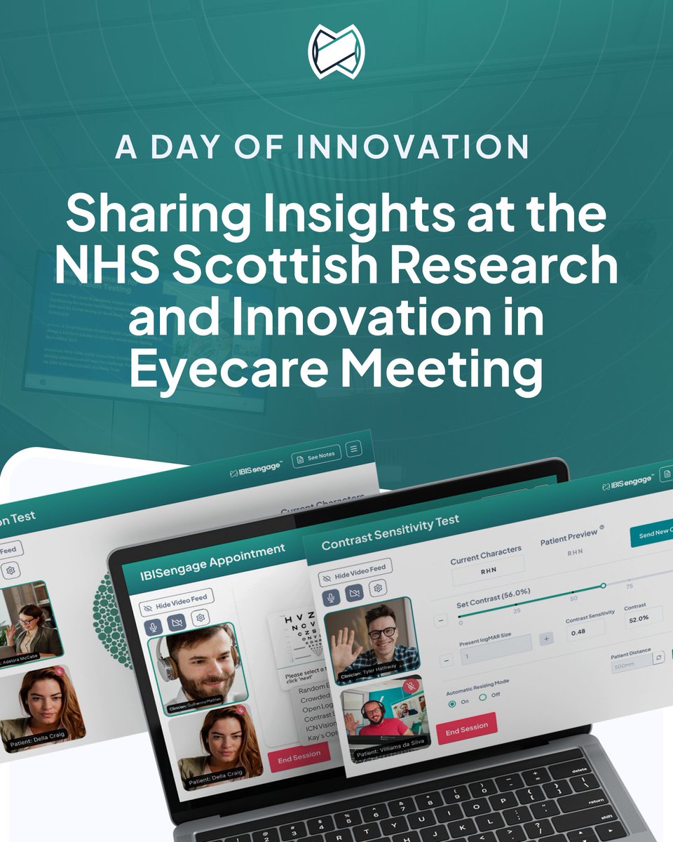 A Day of Innovation 💡

We were thrilled to attend the NHS Scottish Research and Innovation in Eyecare meeting! We shared updates on our latest research and connected with industry leaders. Read more in our recent blog post ➡️ ibis.vision/blog/a-day-of-…

#NHS #Research #Innovation