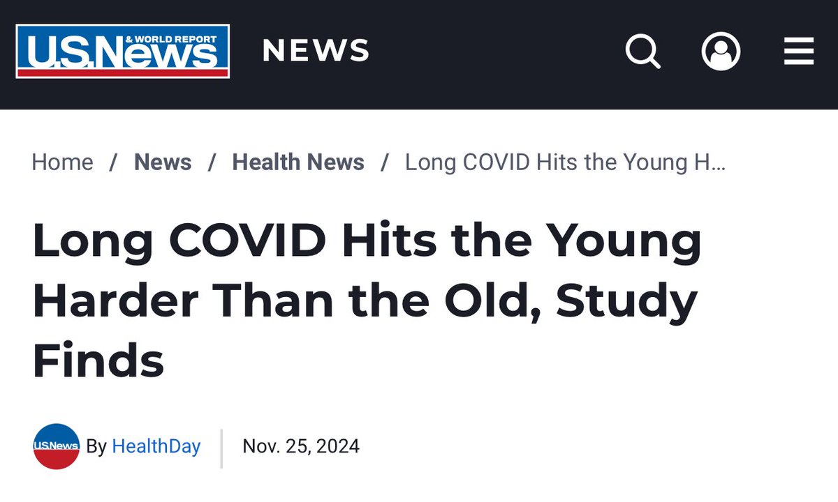 The first two headlines are from 2020, the third is from 2022, &amp; the last headline is current. In 2021-2022, media began loudly proclaiming young people are disproportionately affected by “THE PANDEMIC”—as in loneliness/isolation, instead of the virus itself. That narrative took