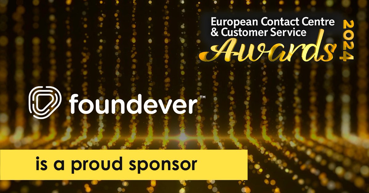 foundeverglobal's tweet image. ✨ We’re very proud to be a dual sponsor (Technology Sponsor as well as a Category Sponsor) for this year’s European Contact Centre &amp;amp; Customer Service Awards (@ecccsa_awards) -- happening tomorrow!

Best of luck to all in this year’s awards! 🎉🥂

#ECCCSA #awards #CX #BPO