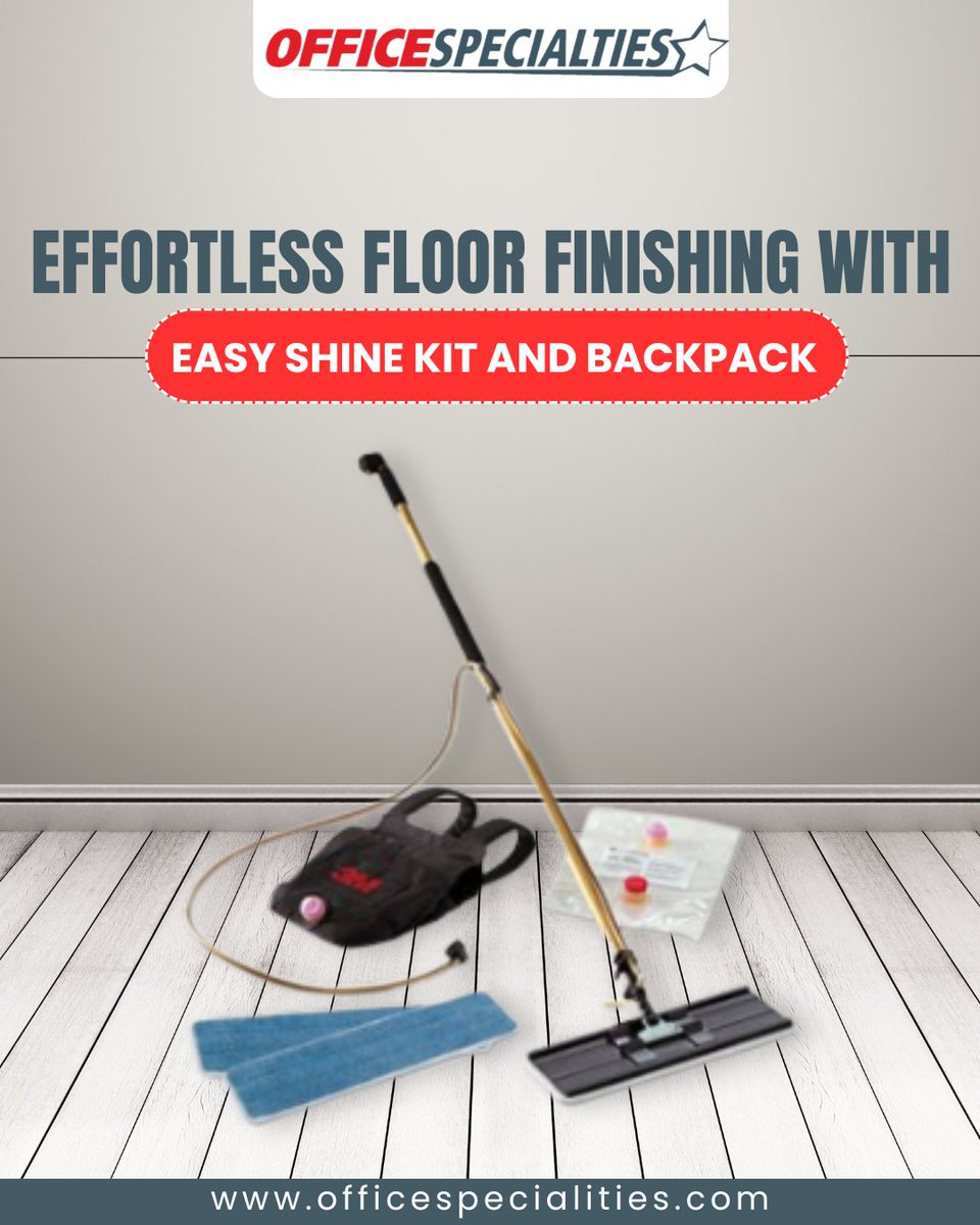 OSDeals's tweet photo. Achieve effortless floor finishing with the Easy Shine Kit and backpack. 

Discover the perfect cleaning solution for your needs today!

https://t.co/edOLn8u6mm

#onlineshopping #electronics #computers #printer #officesupplies #printersupplies #wholesaleprice #officespecialties https://t.co/K8I1Wnf3dK