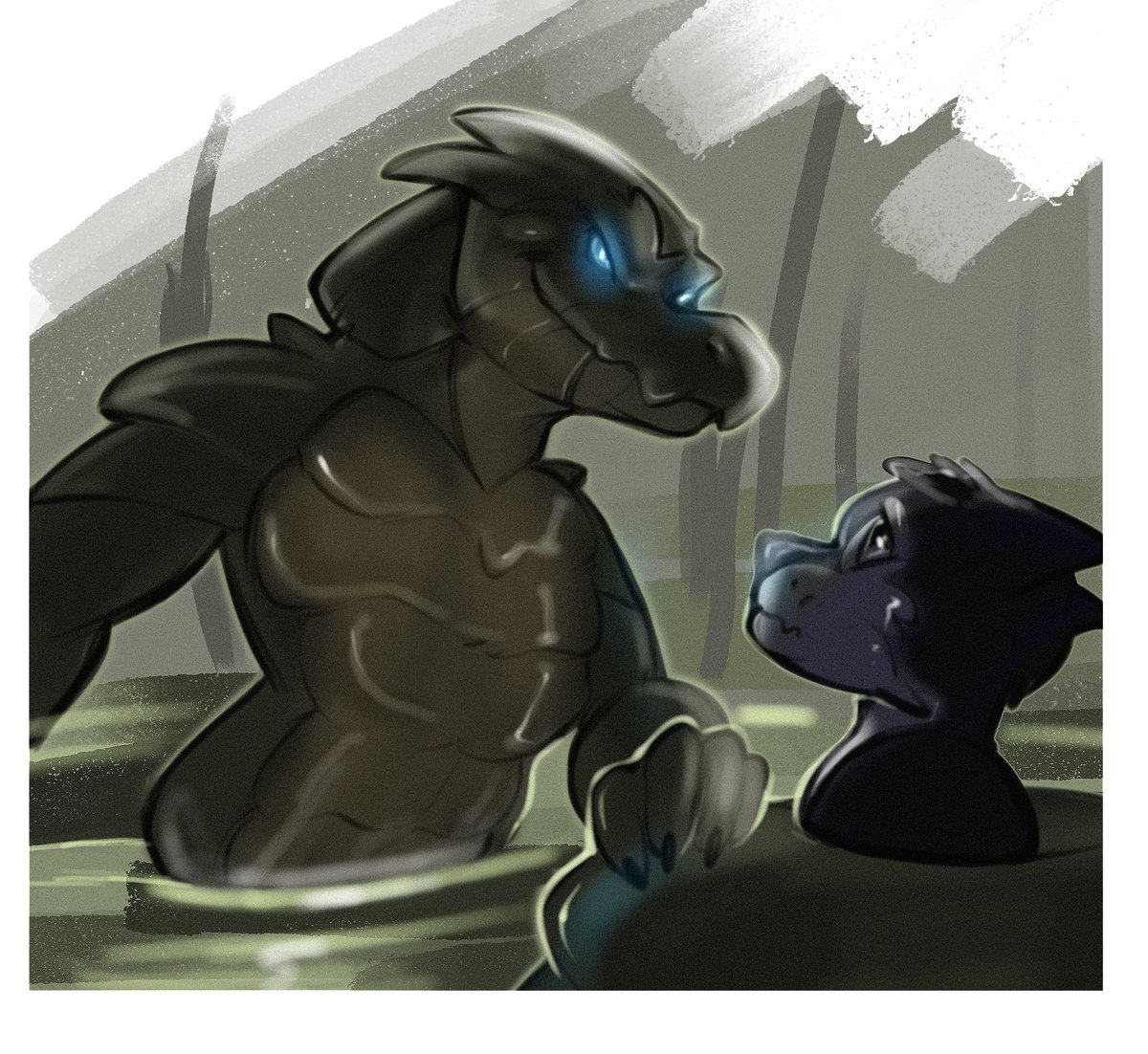 Takkar_sorbek's tweet photo. First contact.
The tasty puppy is @DochertyHusky ❤️

Artist is the lovey @POlylepiz ❤️ https://t.co/p4IuRfklvK