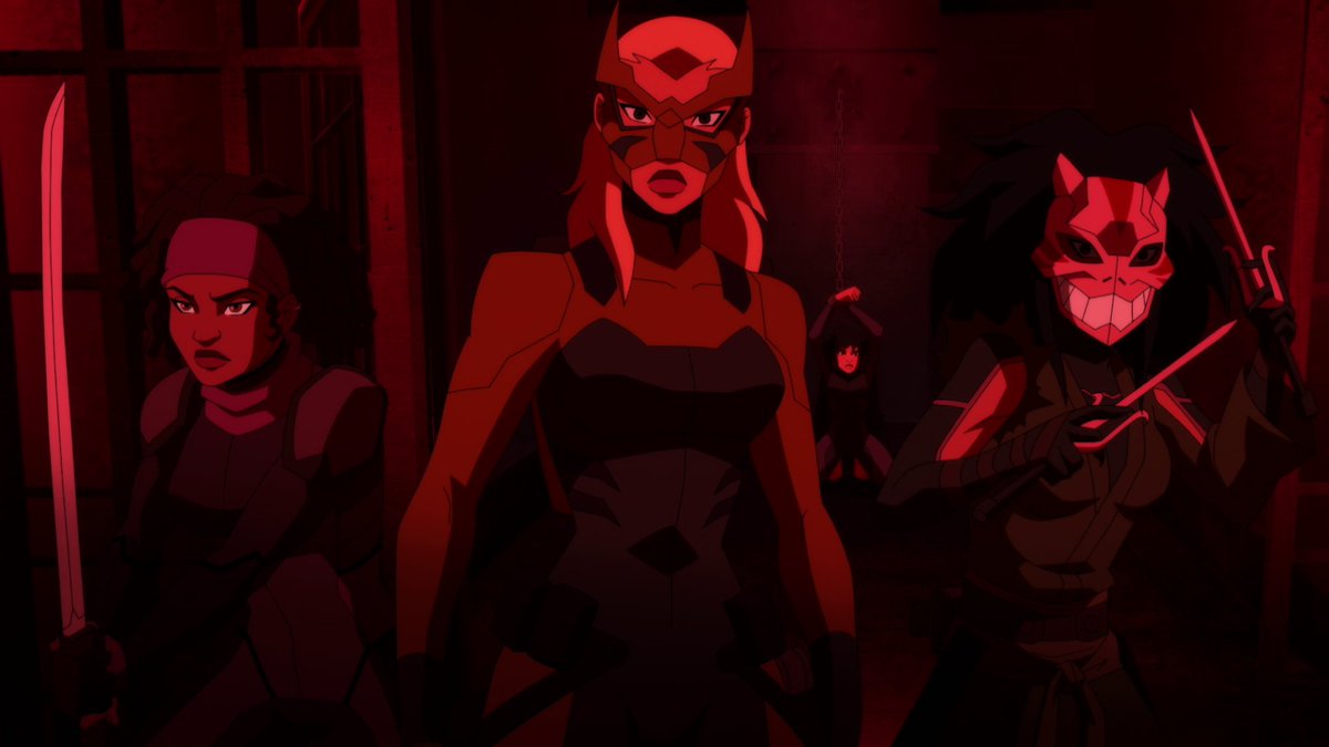 worldsfinest's tweet photo. The Young Justice episode "I Know Why the Caged Cat Sings" debuted on this day (Nov. 25) in 2021. This fantastic Artemis-centric arc wraps here as she and her team face off against Lady Shiva, and Orphan fights for her very soul, in this great fourth season episode! #YoungJustice https://t.co/oxyQLXrnS7