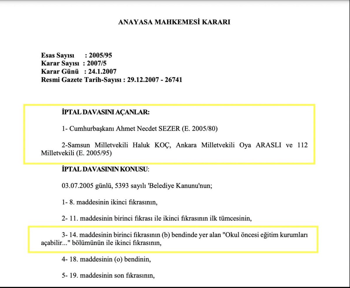 AySgI_'s tweet photo. 2005 yılında belediyelerin okul öncesi eğitim kurumlarını açmasını AYM'ye başvurup CHP'liler iptal ettirmiş. 

Açamadıkları kreşleri’n algısını, beceriksizliklerini  Yusuf Tekin üzerinden aklamaya çalışmakta tam bir şeylikkk şeyyyy……

————
Murat Kurum Fatih Altaylı İstanbul Valiliği