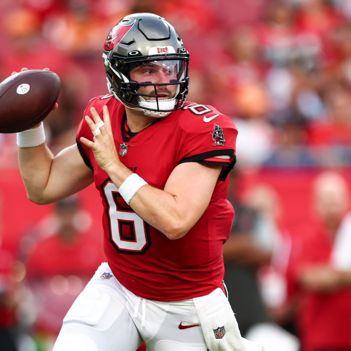 MuseBaker's tweet photo. Baker Mayfield's 52 passing touchdowns since Week 1 of 2023 are the most in the NFL 🤯 https://t.co/TWvsWk3rgw