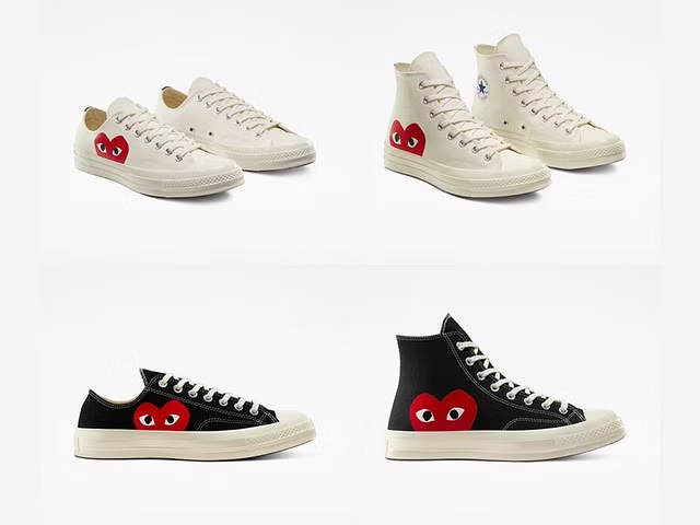An early Black Friday special: 70% off CDG Play x Converse Chuck Taylors in select sizes: store.solesavy.com/collections/co…